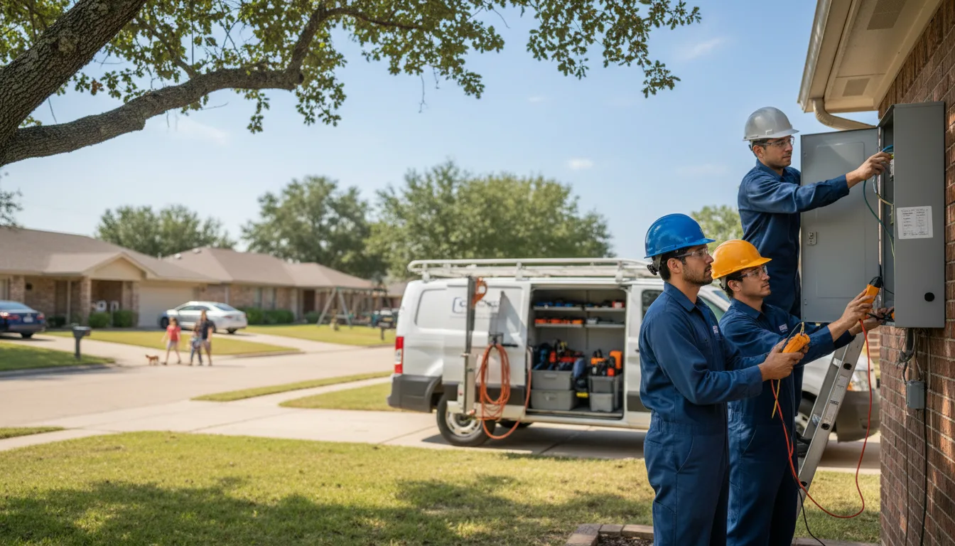 Certified electrician providing emergency electrical services in Red Mountain, CA